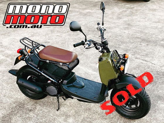 Picture of HONDA ZOOMER/ RUCKUS JDM SCOOTER 2011 EFI CAMO GREEN & BLACK