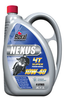 Picture of Royal - Nexus 4T Super Premium Mineral 10W-40 - 4 Litre